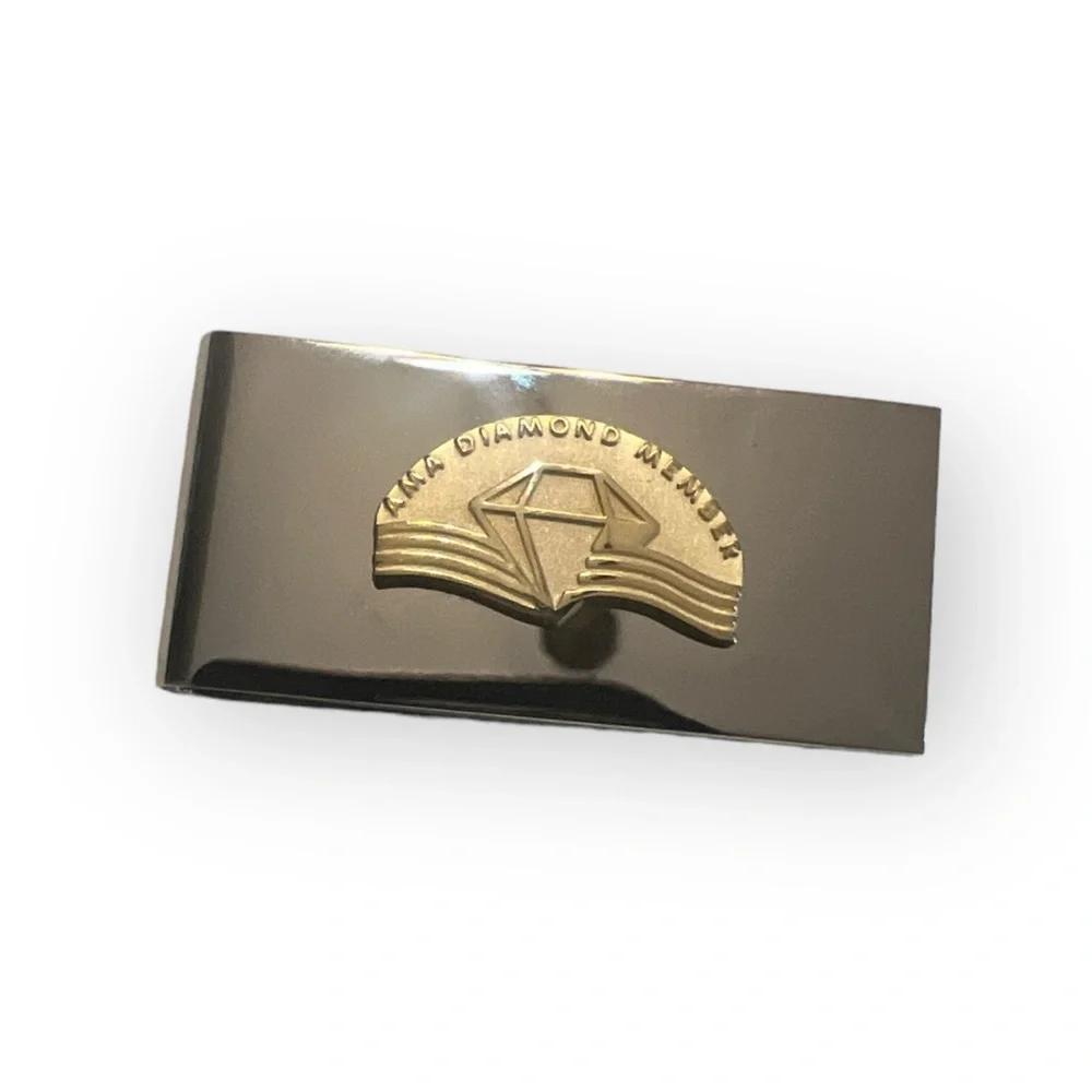 1990’s Vintage AMA American Motorcycle Association Money‎ Clip, Deadstock/New